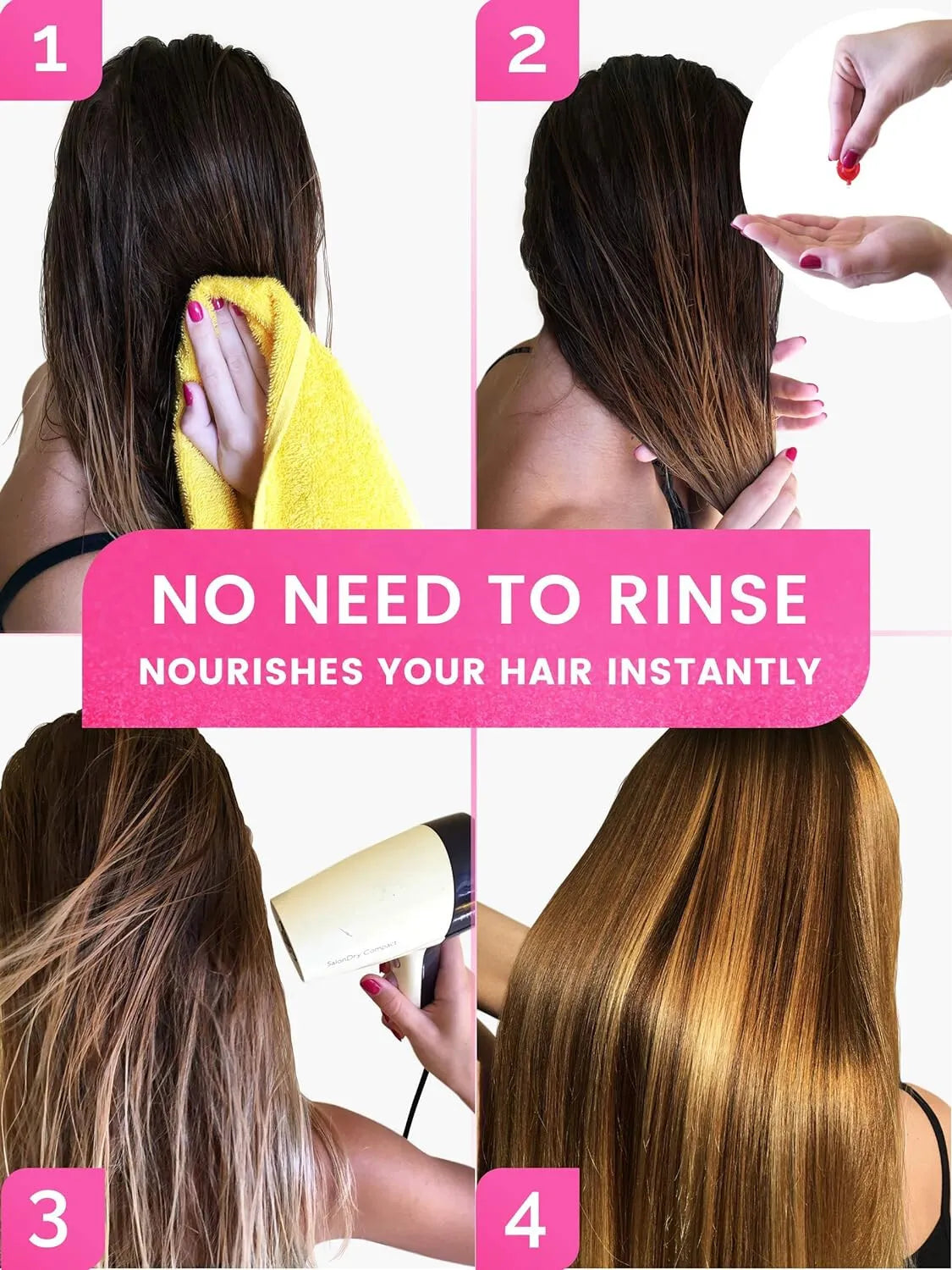 Hair Vitamins - Vitaminas para el Pelo 60 capsules - TikTok viral