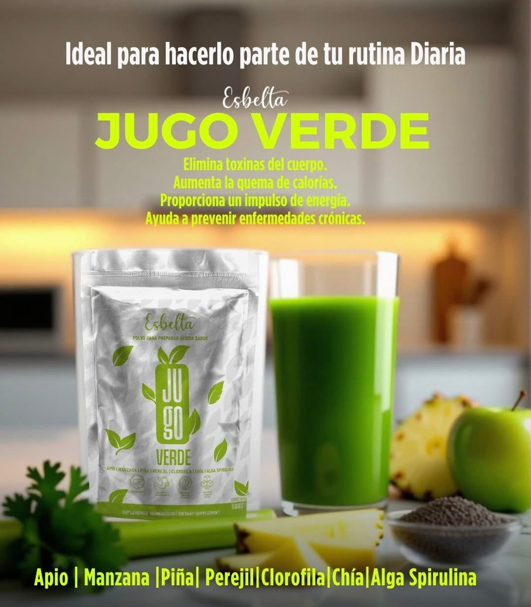 Jugo Verde Esbelta