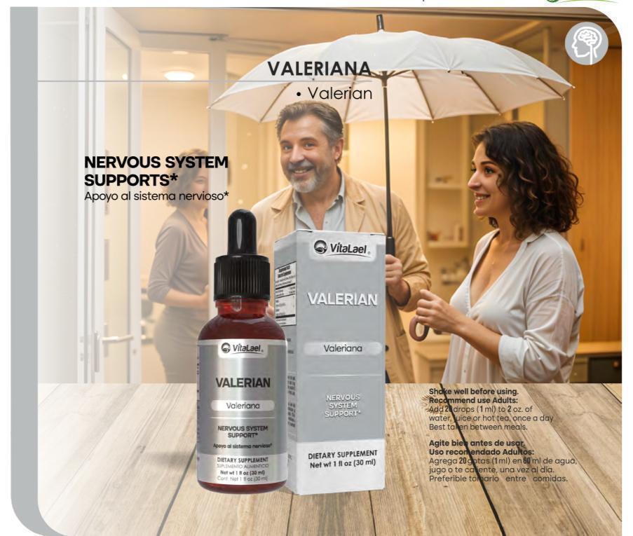 Valeriana en Extracto de Aceite