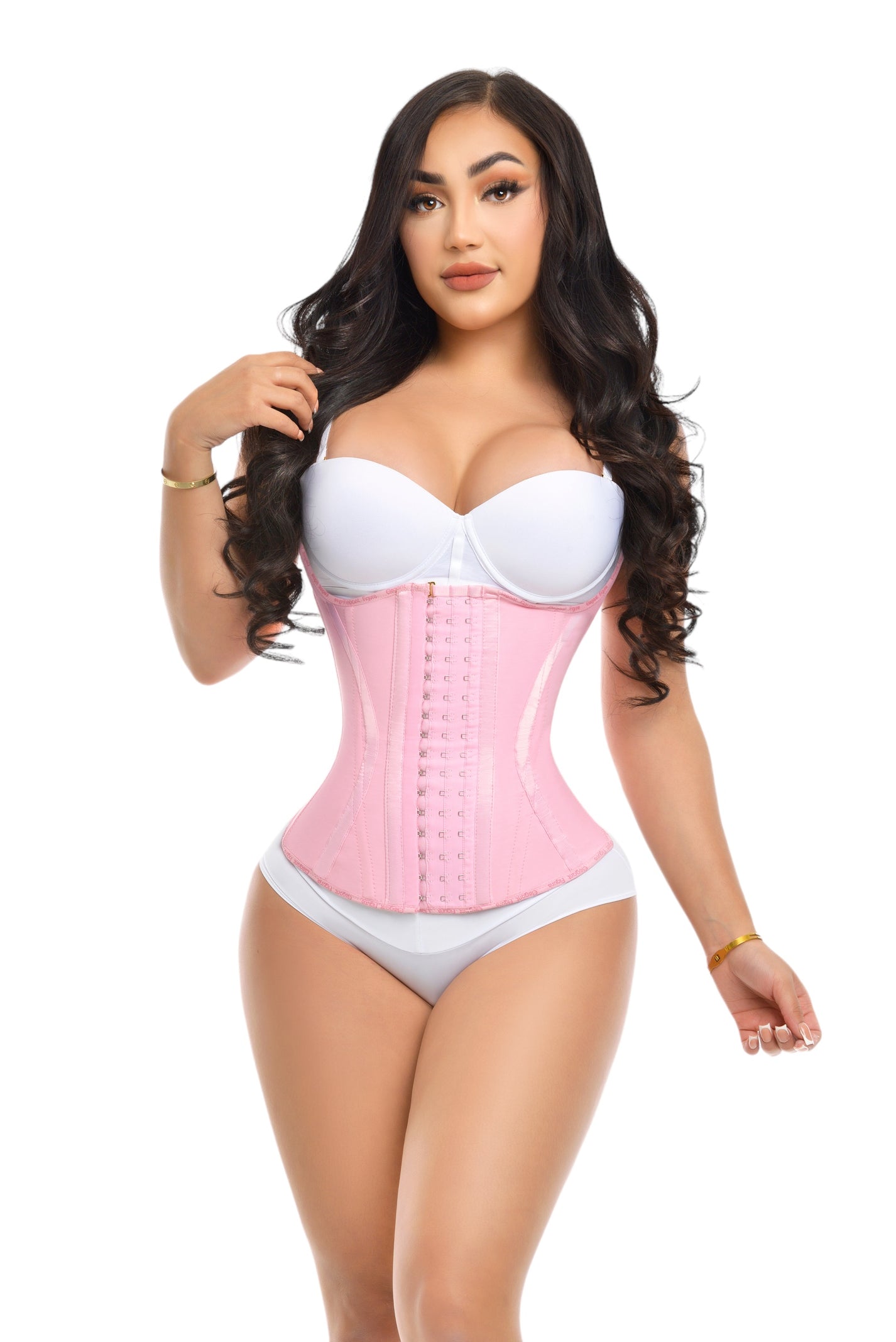 Pink Vest with 3 lines of hooks 1011