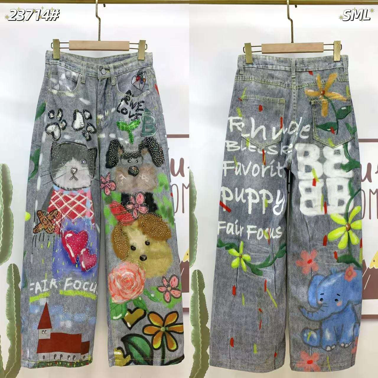 Paint jeans