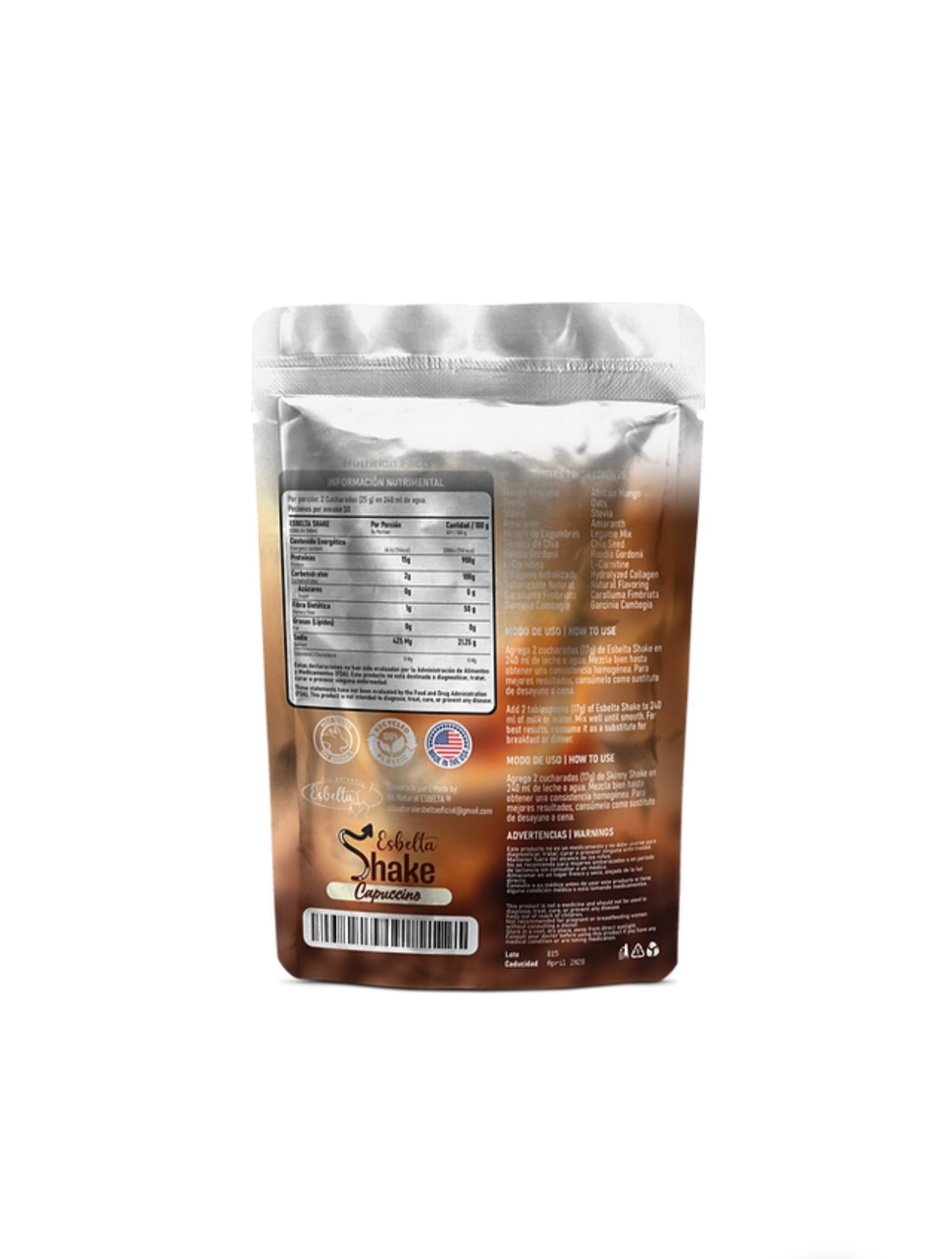 Esbelta Shake Capuccino