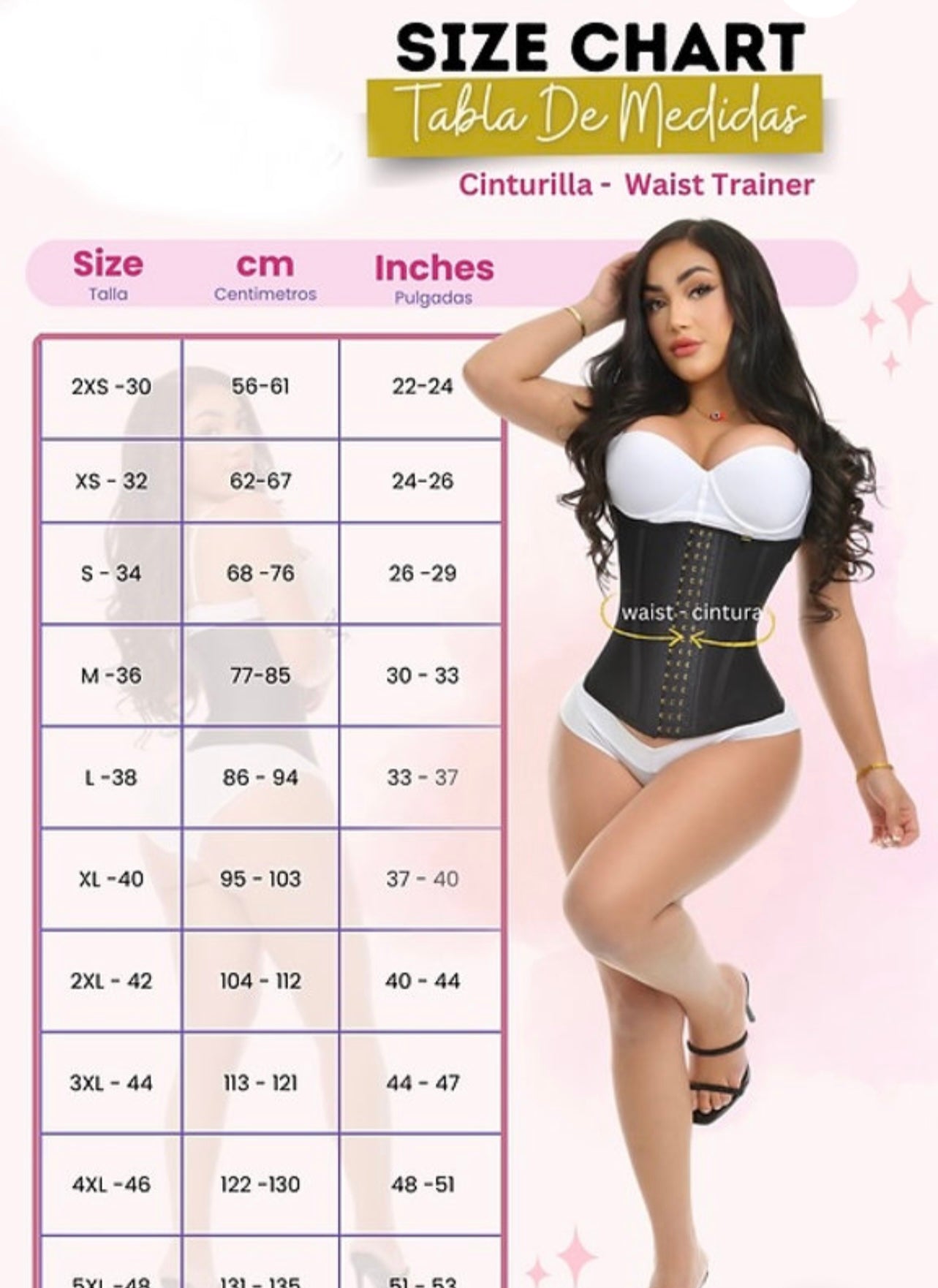 Pretty In Pink 1010 Waist Trainer