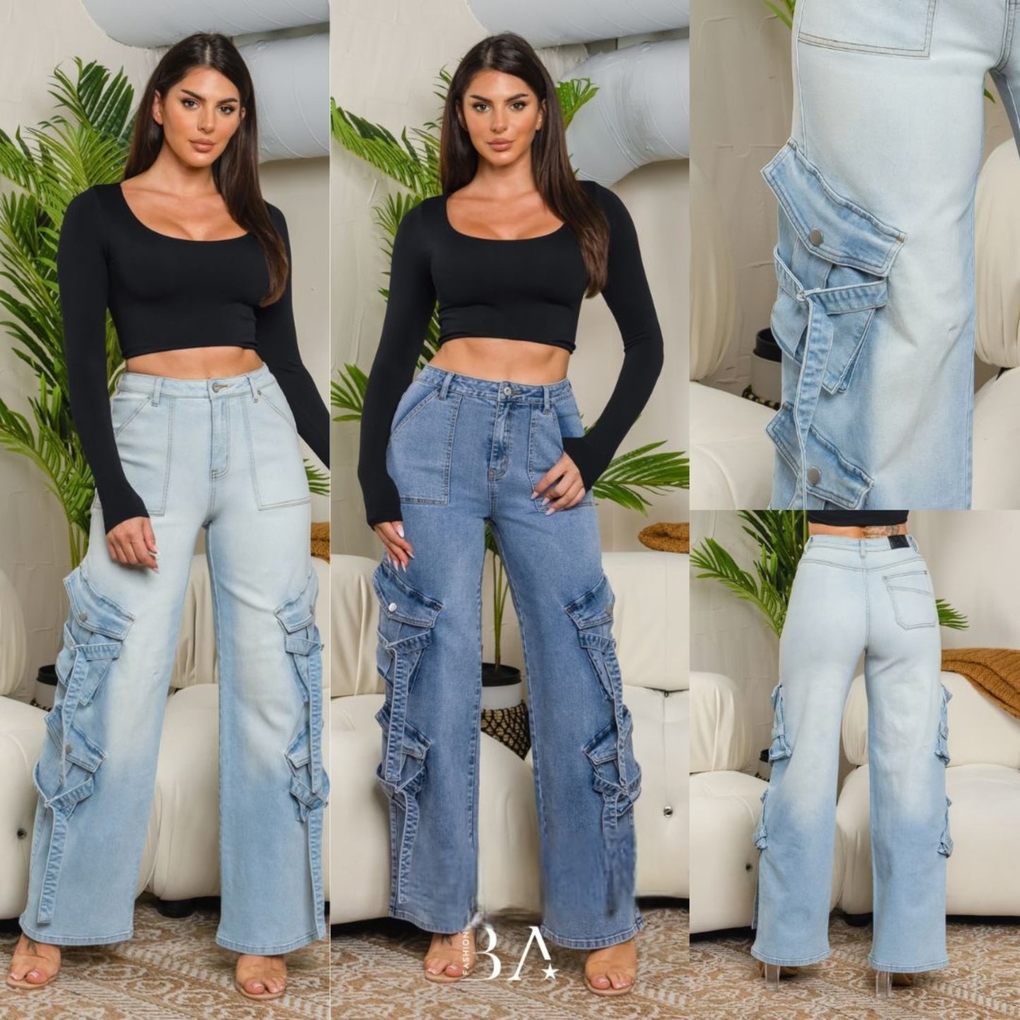 Balvin Light denim blue Cargo