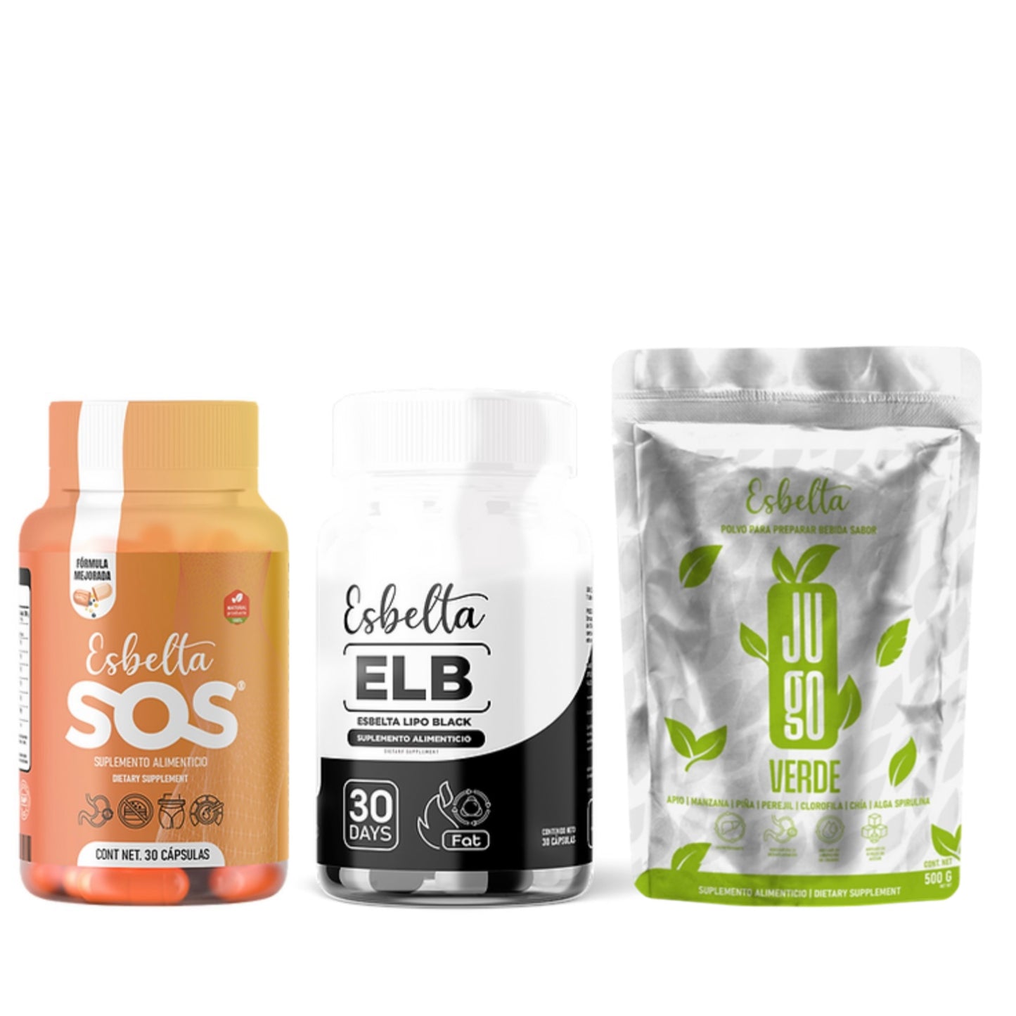 Kit SOSS, ELB & Jugo Verde Esbelta