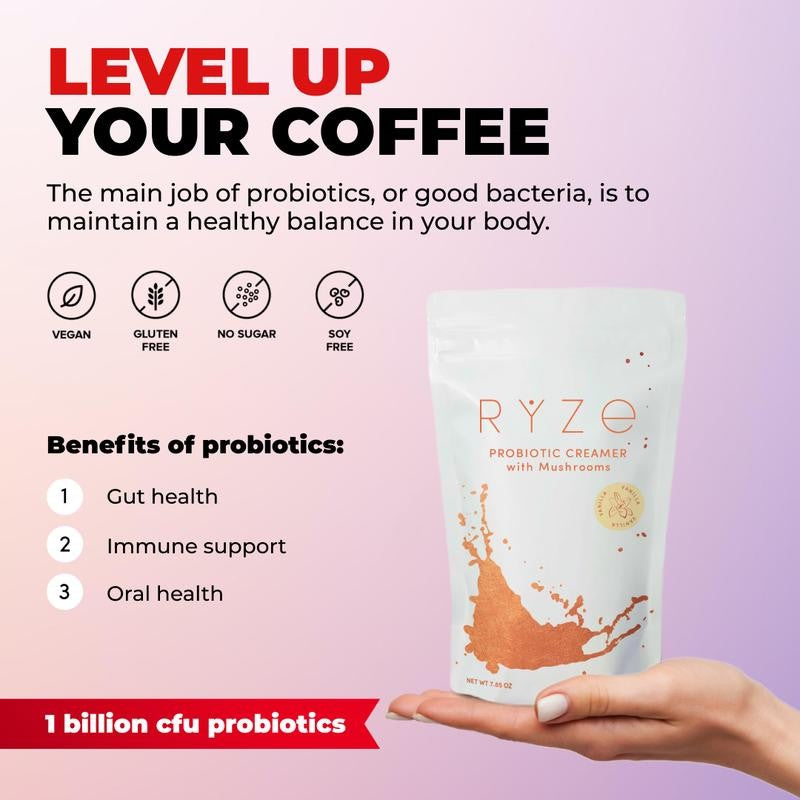 Rize creamer for coffee