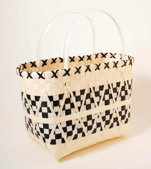 Women Woven Tote Large Summer Beach Bags Weave Bucket for Travel