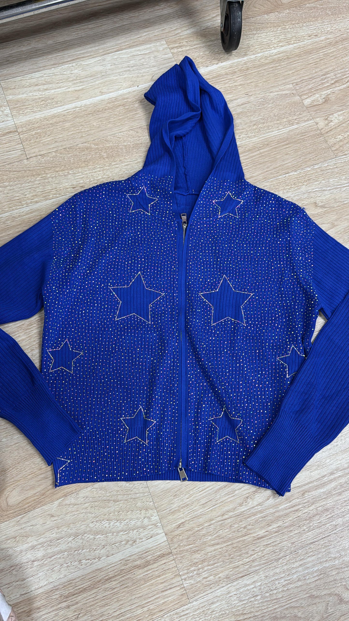 Blue star sweater