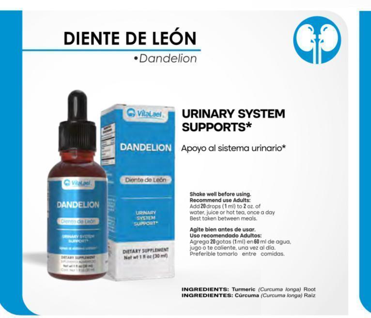 Diente de León extracto de Aceite