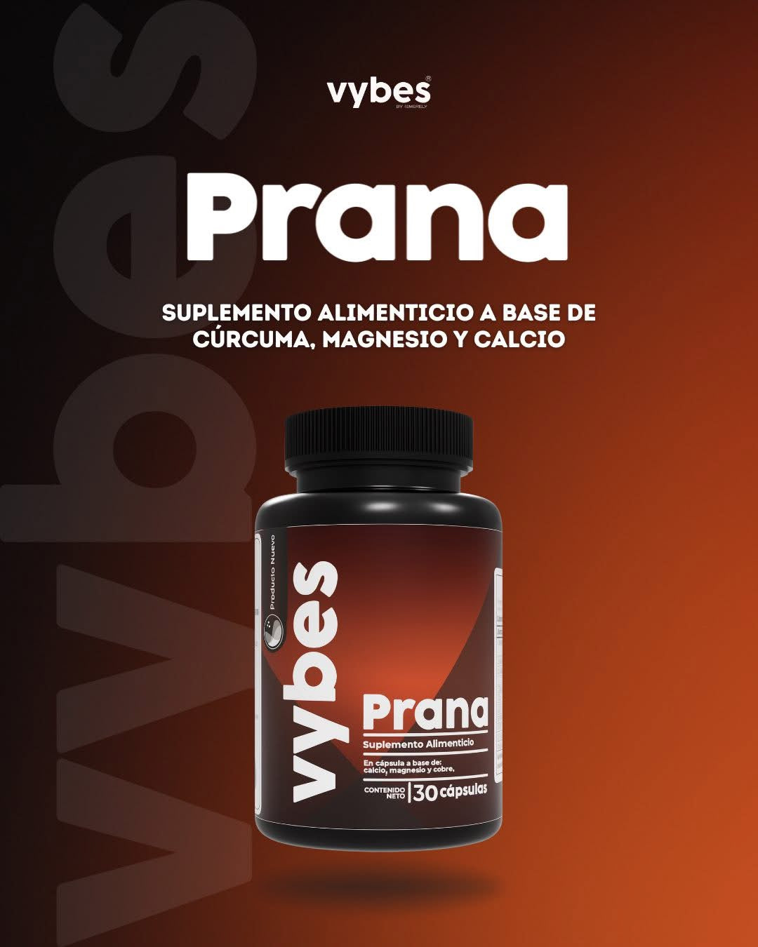 Prana Vybes supplement Cap