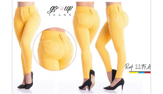 Yellow Colombian Jeans Ref:2295