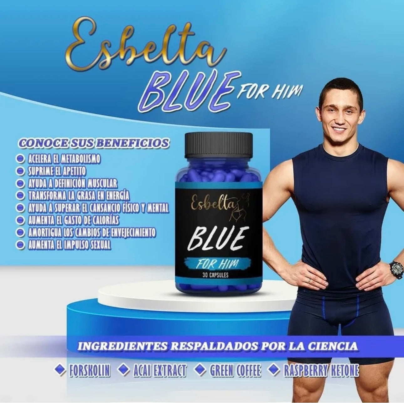 Blue Esbelta for Him
