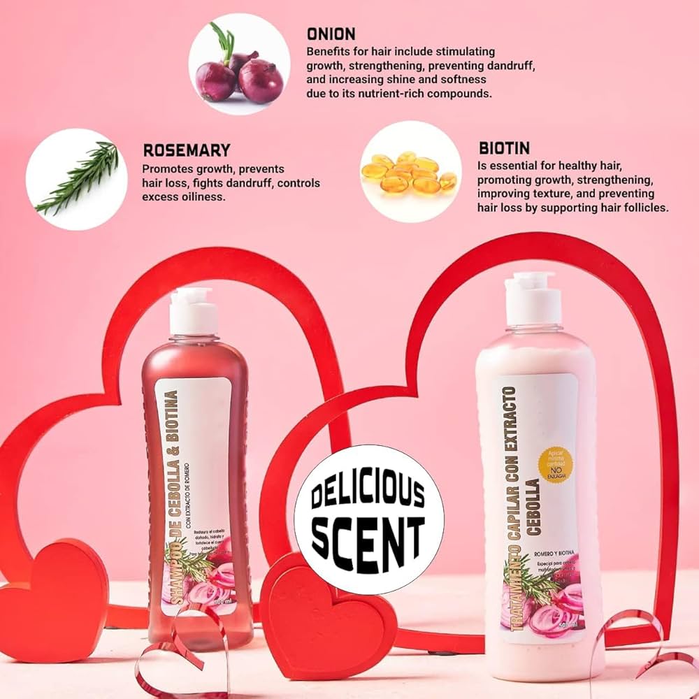 Shampoo & Conditioner de Romero y Cebolla