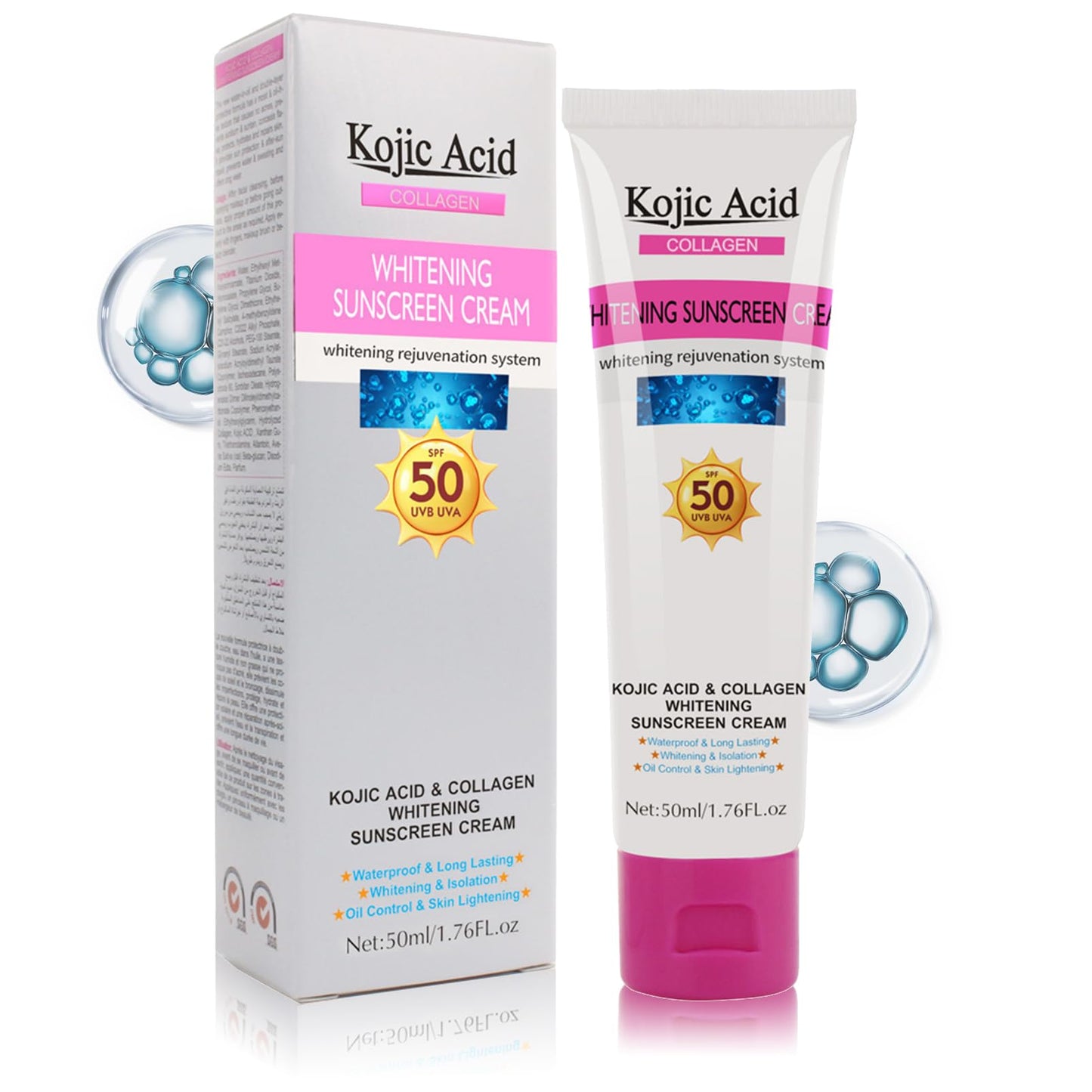 Sunscreen Kojic Acid SPF 50 Face Moisturize