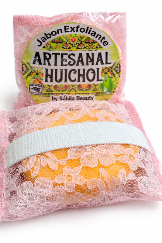Jabón exfoliante Artesanal Huichole